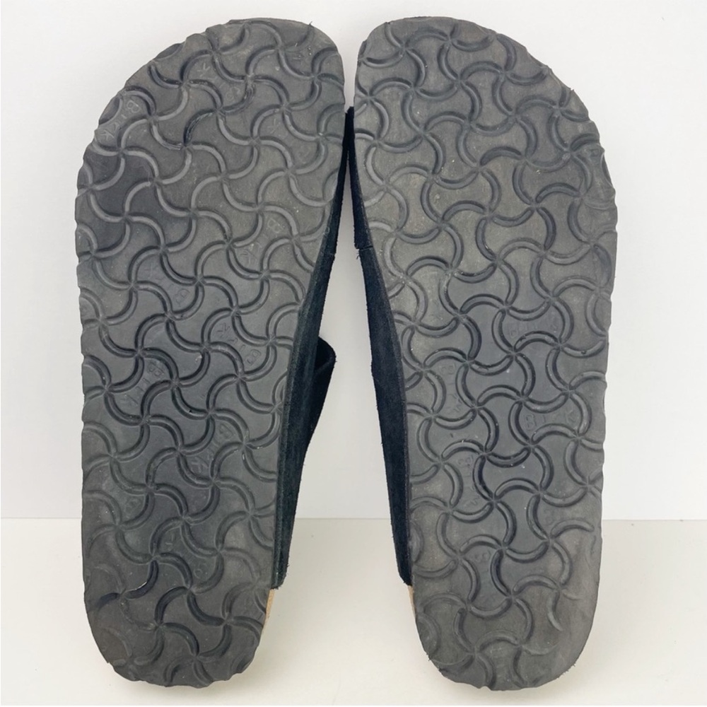 Birkenstock Birki's Florida Black Three Strap Birko-Flor Boho Sandals EU 38 - Picture 13 of 13